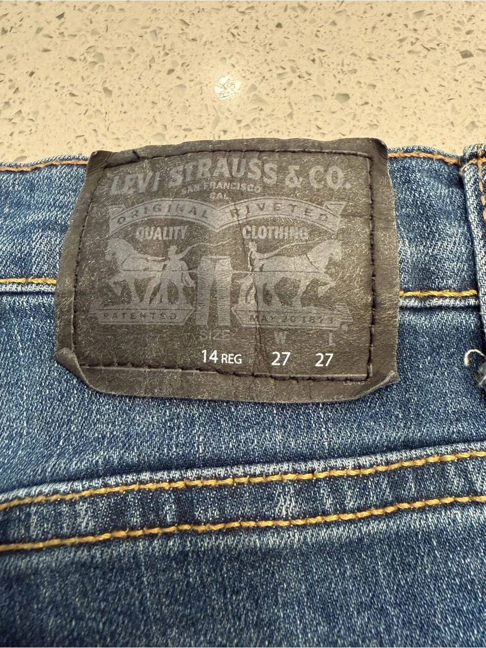 Youth Levi's Dark Blue Jeans